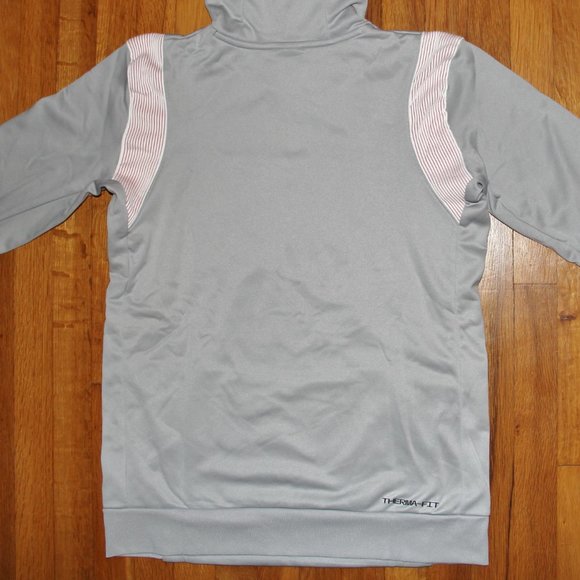 Nike Ohio State Buckeyes Football Sideline Hoodie Mens S M Grey OSU - Picture 5 of 6